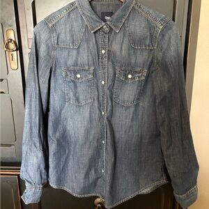 GAP Denim Button Down Shirt
